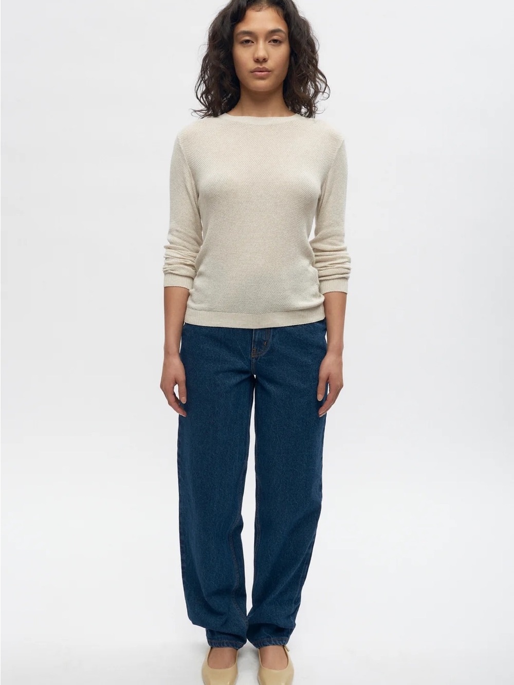 KOTN Mesh Long Sleeves Top